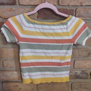 Ladies Striped Summer Shirt